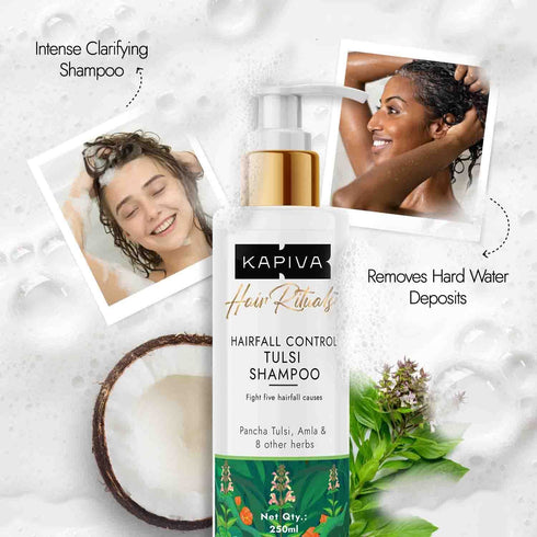 Kapiva Ayurveda Hair Rituals Tulsi Anti|Hairfall Shampoo